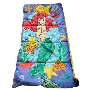 Disney Vintage “The Little Mermaid” Kid’s 1990’s Nostalgic Sleeping Bag *READ*